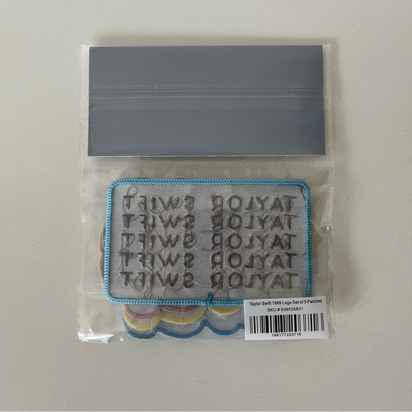 NWT Taylor Swift 1989 Taylor’s Version Logo Patches
